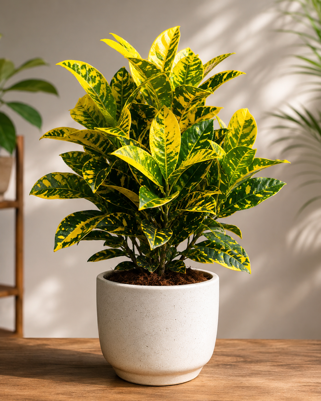 Nimbu Croton plant sapling - The Mini Roots