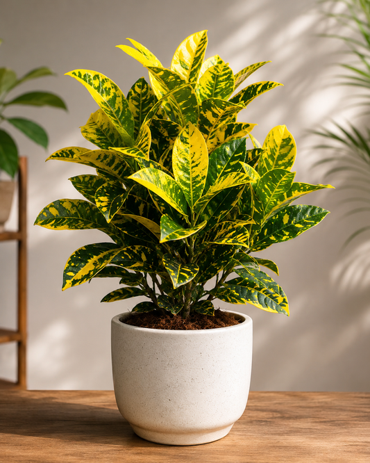 Nimbu Croton plant sapling - The Mini Roots