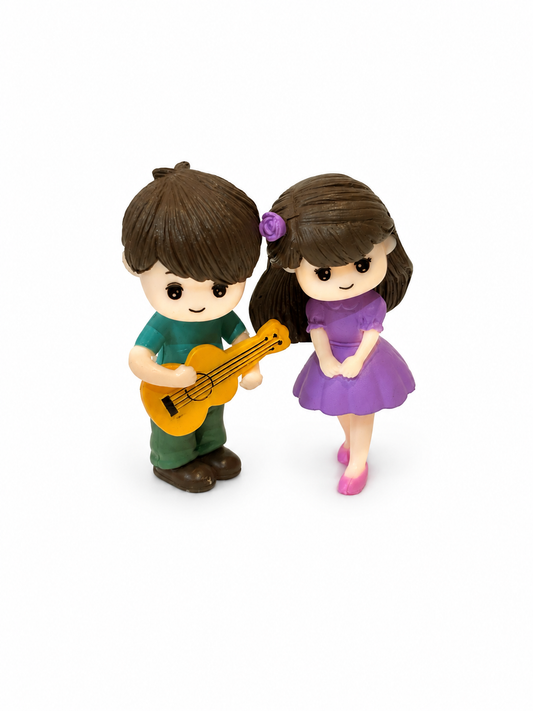 Couple With Guitar (1 pc) - The Mini Roots