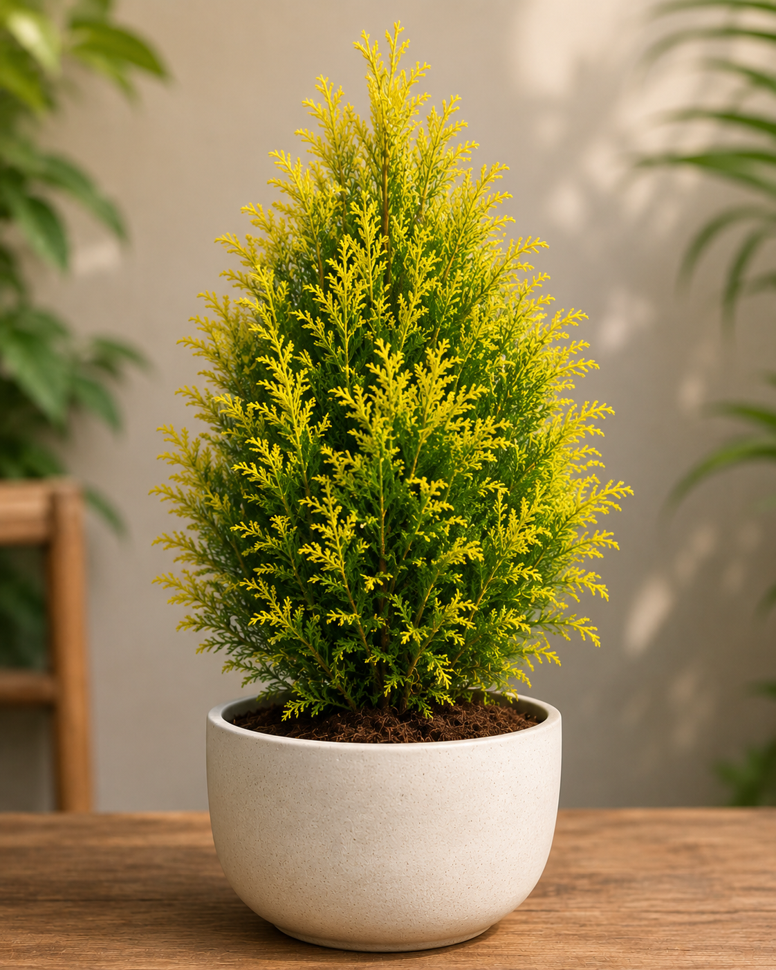 Golden Thuja Plant Sapling - The Mini Roots