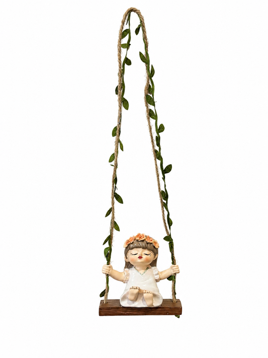 Hanging Girl On Swing (1 pc) - The Mini Roots