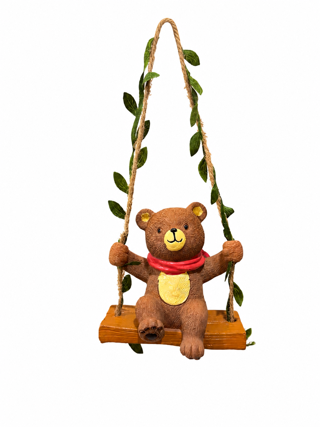 Hanging Teddy On Swing (1 pc) - The Mini Roots