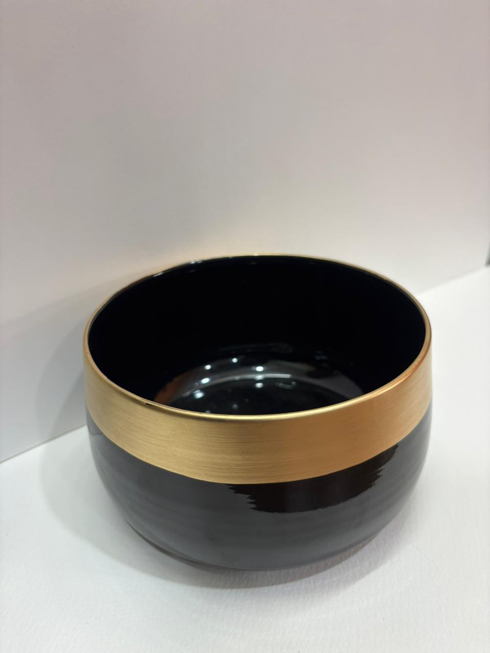 Black Metal Bowl